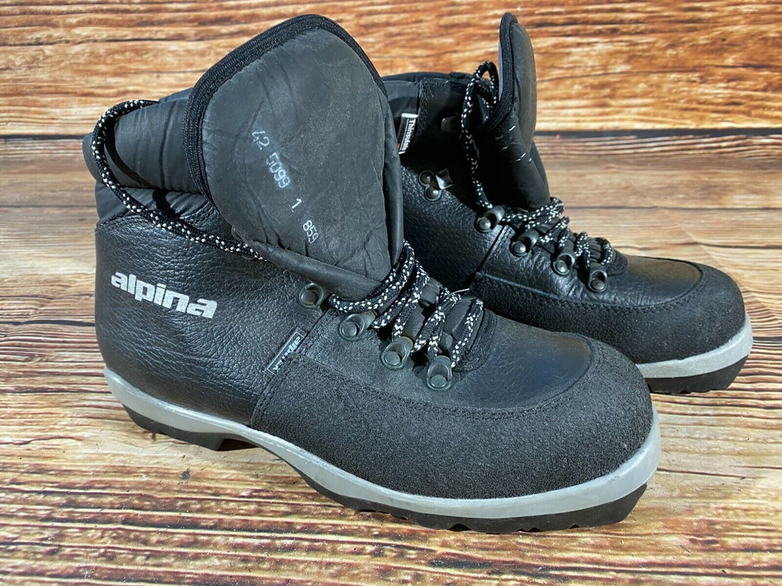Alpina Touring Backcountry Cross Country Ski Boots Size EU42 US9 NNN-BC