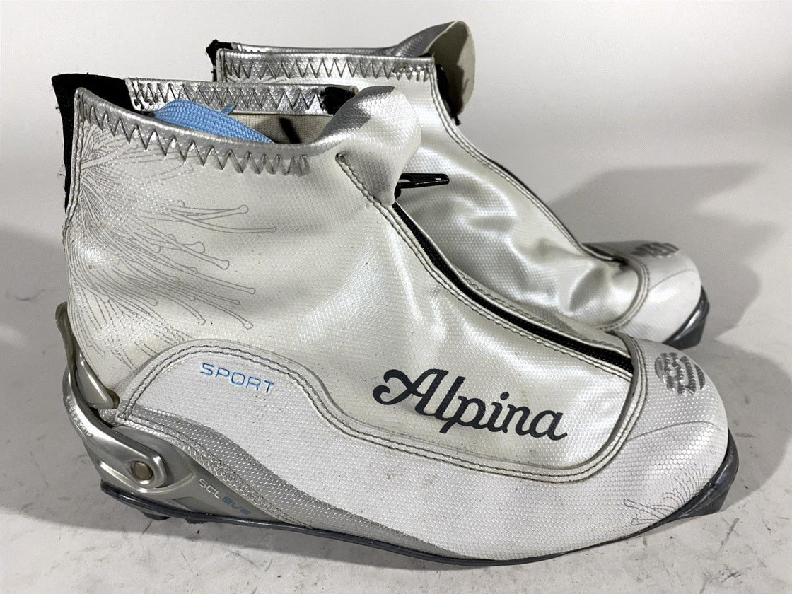 Alpina SCL Eve Nordic Cross Country Ski Boots Size EU36 US4.5 for NNN