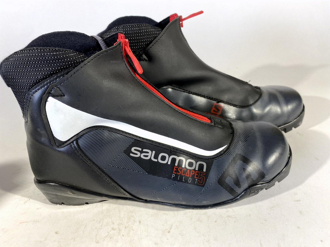 SALOMON Escape 5 Nordic Cross Country Ski Boots Size EU43 1/3 US9.5 SNS Pilot