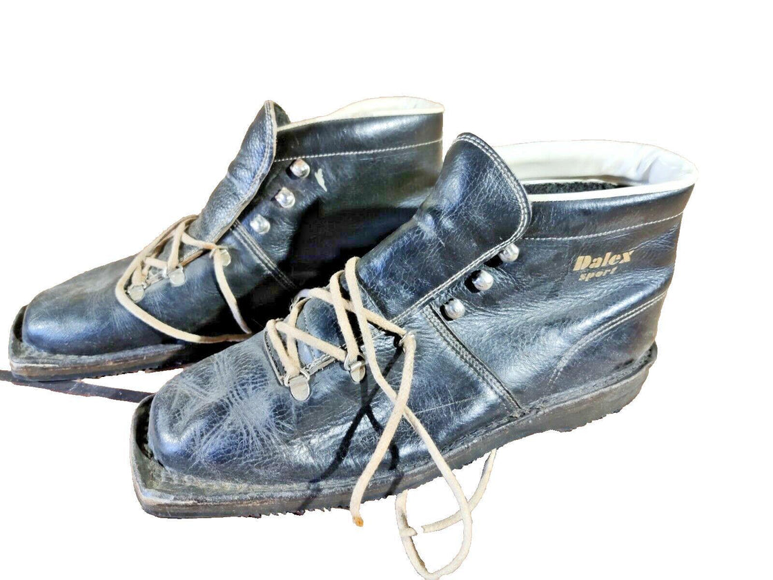 DALEX Vintage Cross Country Ski Boots for Kandahar Old Cable Binding EU43, US9