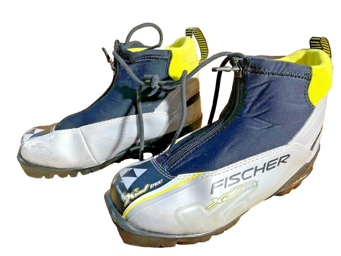 Fischer XJ Sprint Cross Country Classic Ski Boots Size EU35 US3.5 NNN