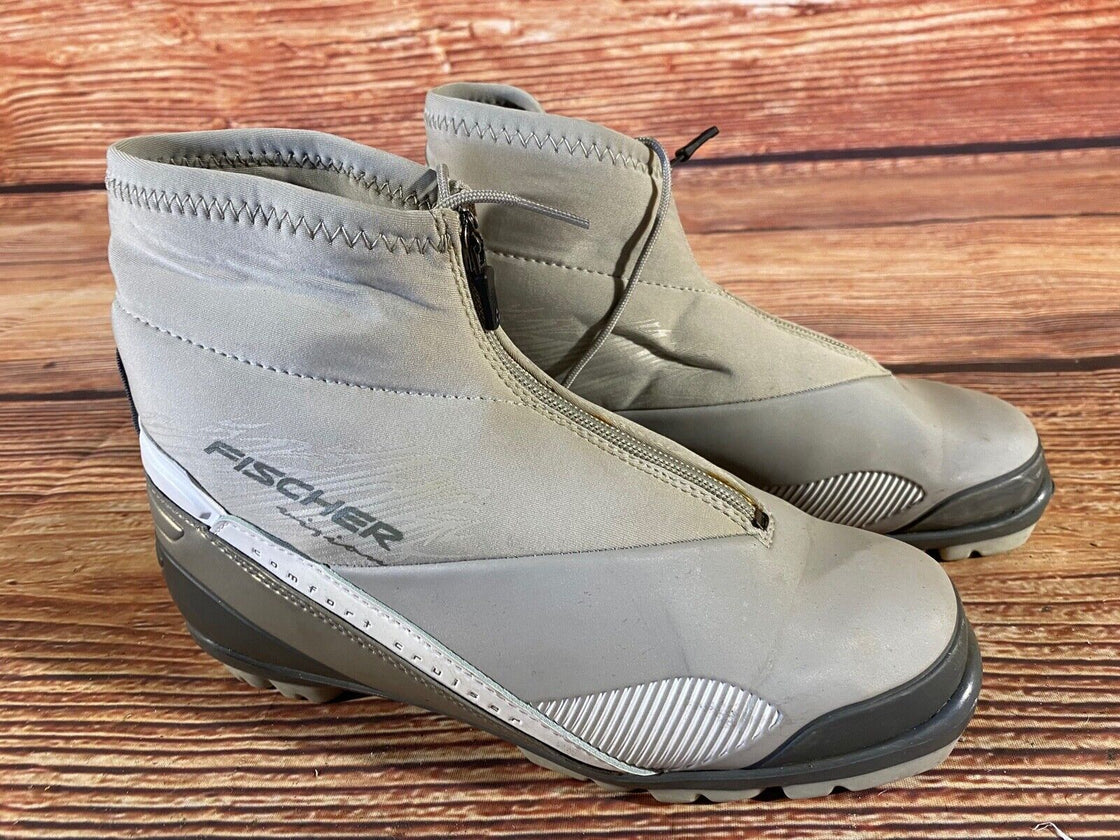 Fischer Comfort Cruiser Nordic Cross Country Ski Boots Size EU38 US6 NNN