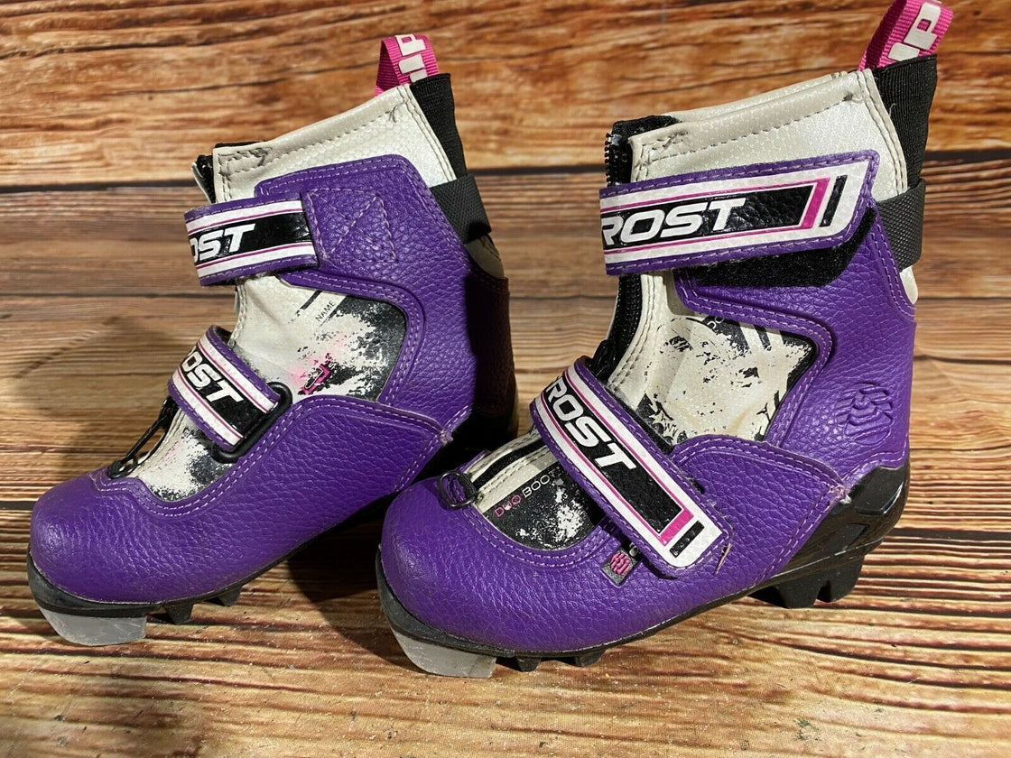 Alpina Frost Kids Nordic Cross Country Ski Boots Size EU26 US9 for NNN A-153