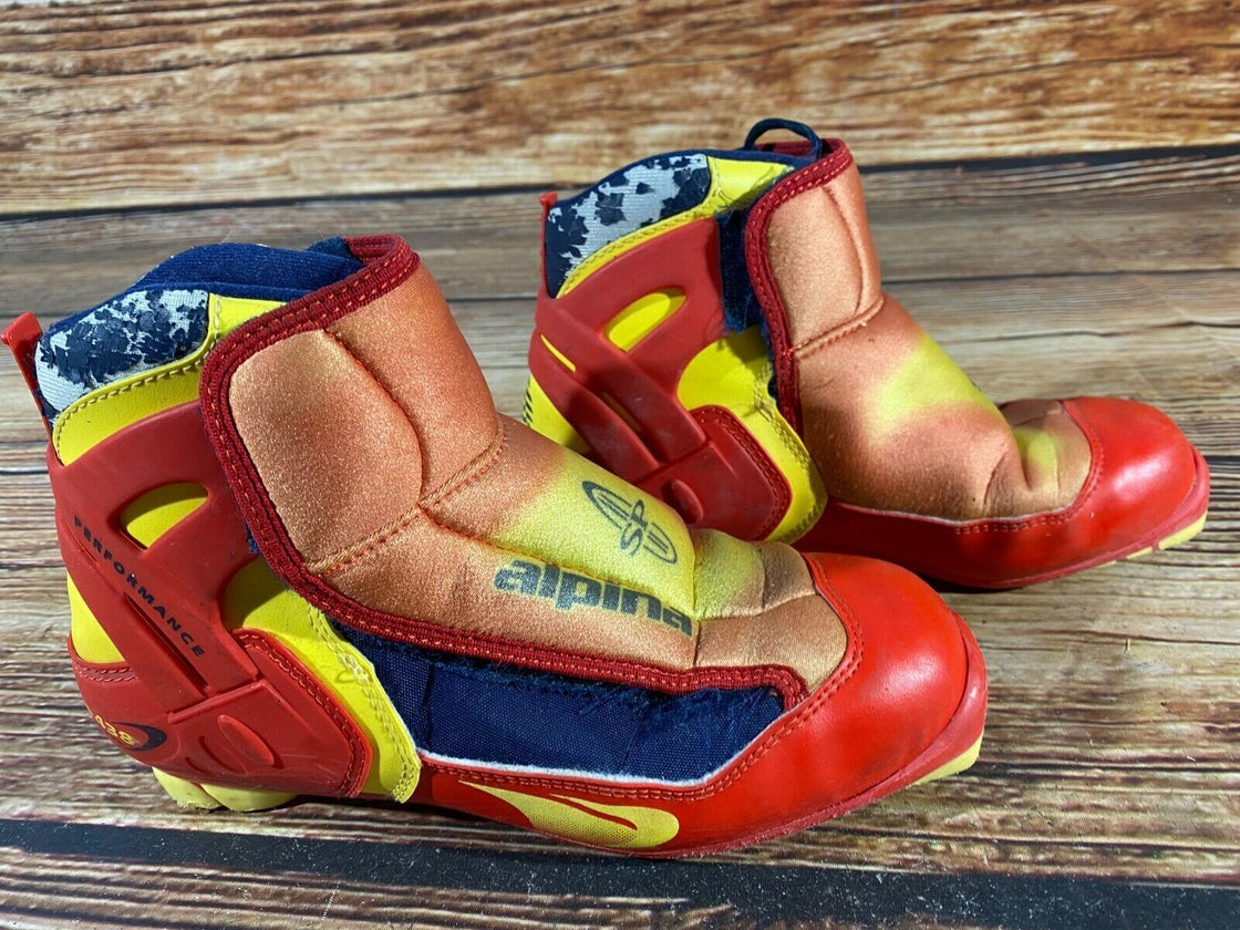 Alpina 438 Nordic Cross Country Ski Boots Size EU38 NNN