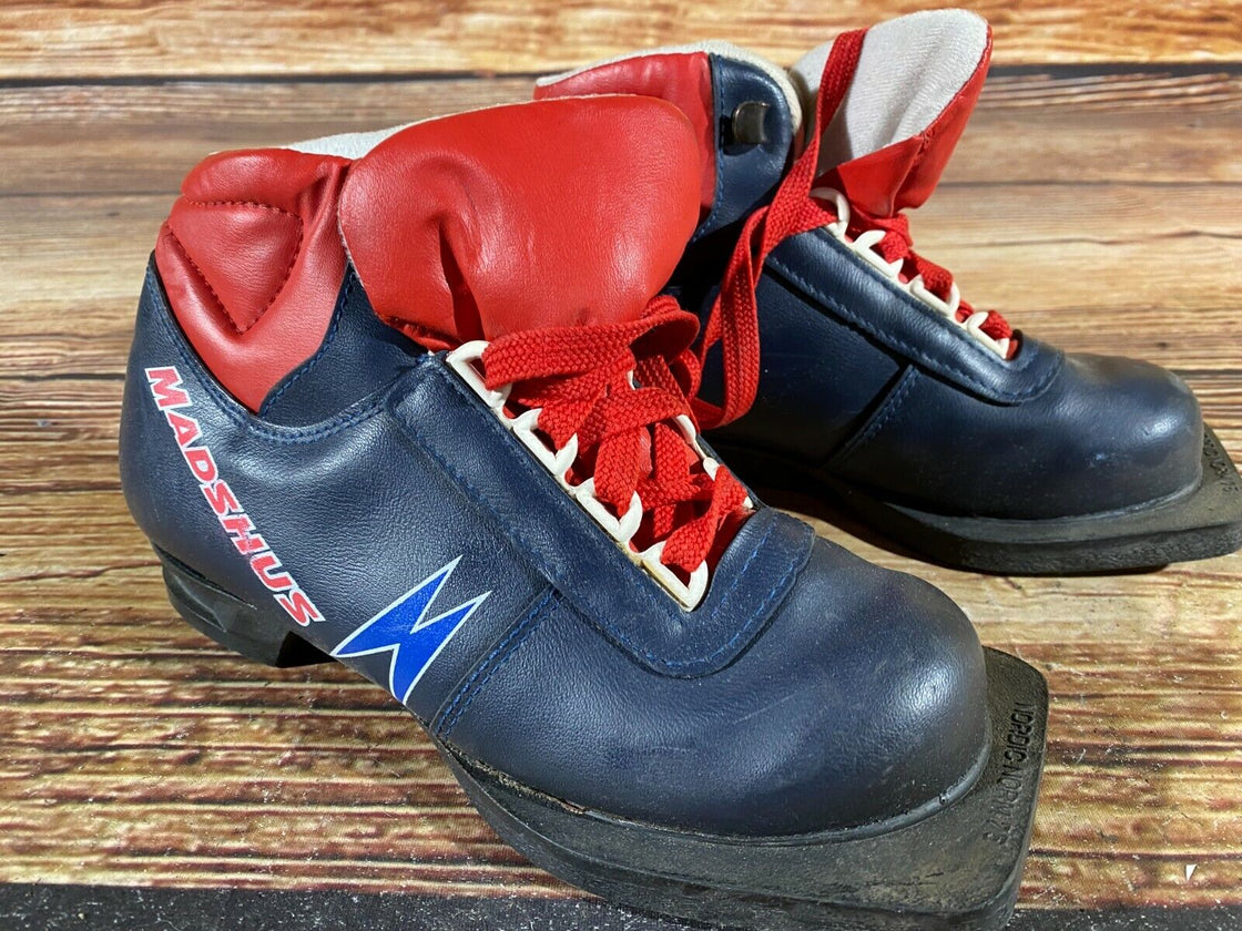 Madshus Kids Vintage Nordic Norm Cross Country Ski Boots Size EU33 US2 NN 75mm