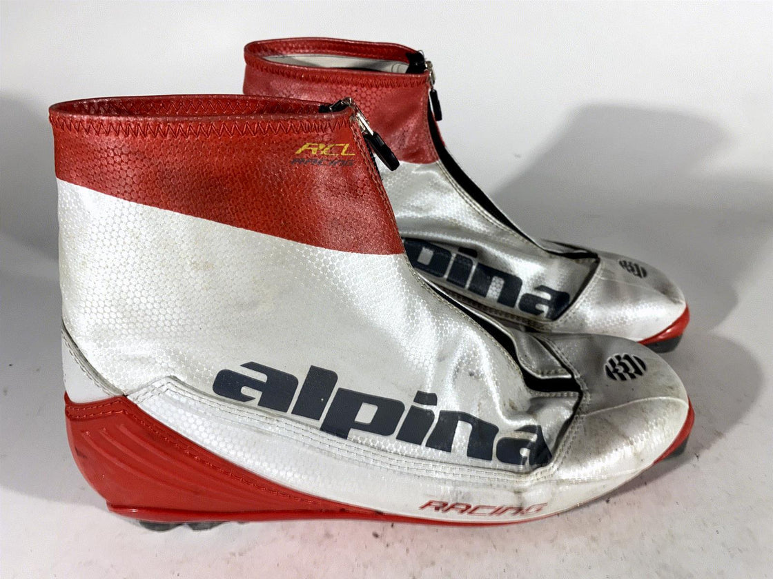 Alpina RCL Racing Nordic Cross Country Ski Boots Size EU44 US10.5 for NNN