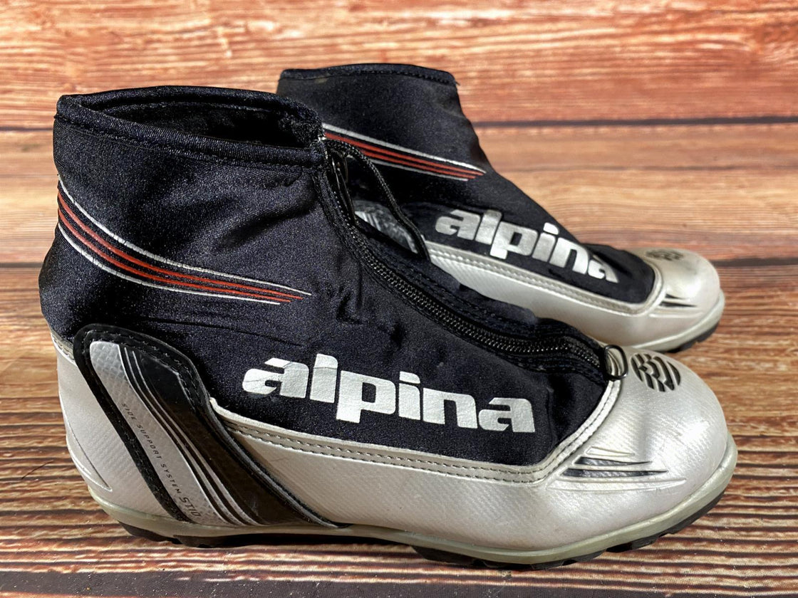 Alpina ST10 Nordic Cross Country Ski Boots Size EU38 US6 for NNN 697