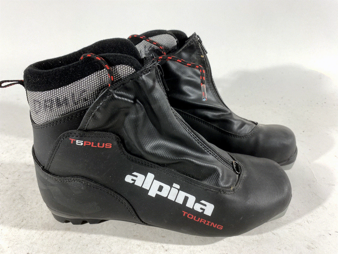 Alpina T5Plus Nordic Cross Country Ski Boots Size EU44 US10.5 for NNN 429