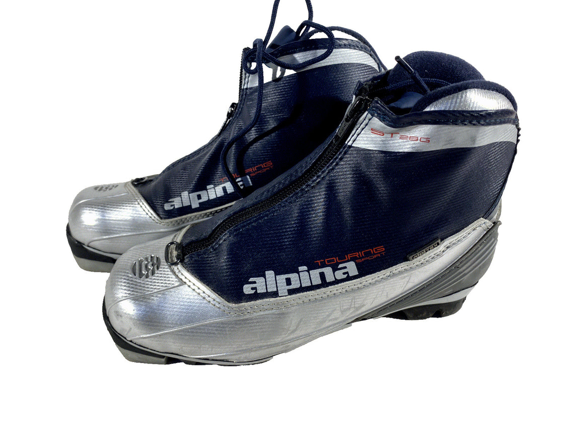 Alpina ST28G Nordic Cross Country Ski Boots Size EU37 US5.5 for NNN 189