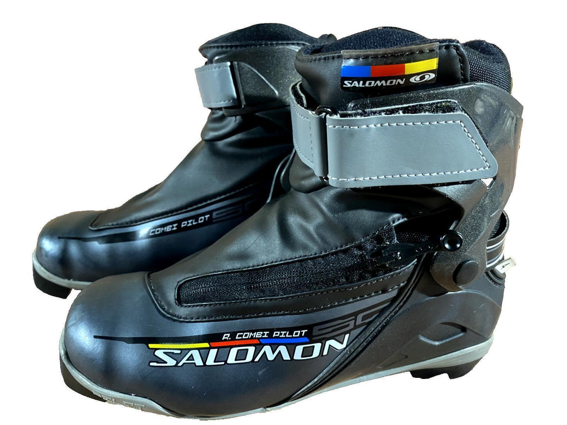 SALOMON R Combi Nordic Cross Country Ski Boots Size EU36 2/3 US4.5 SNS Pilot