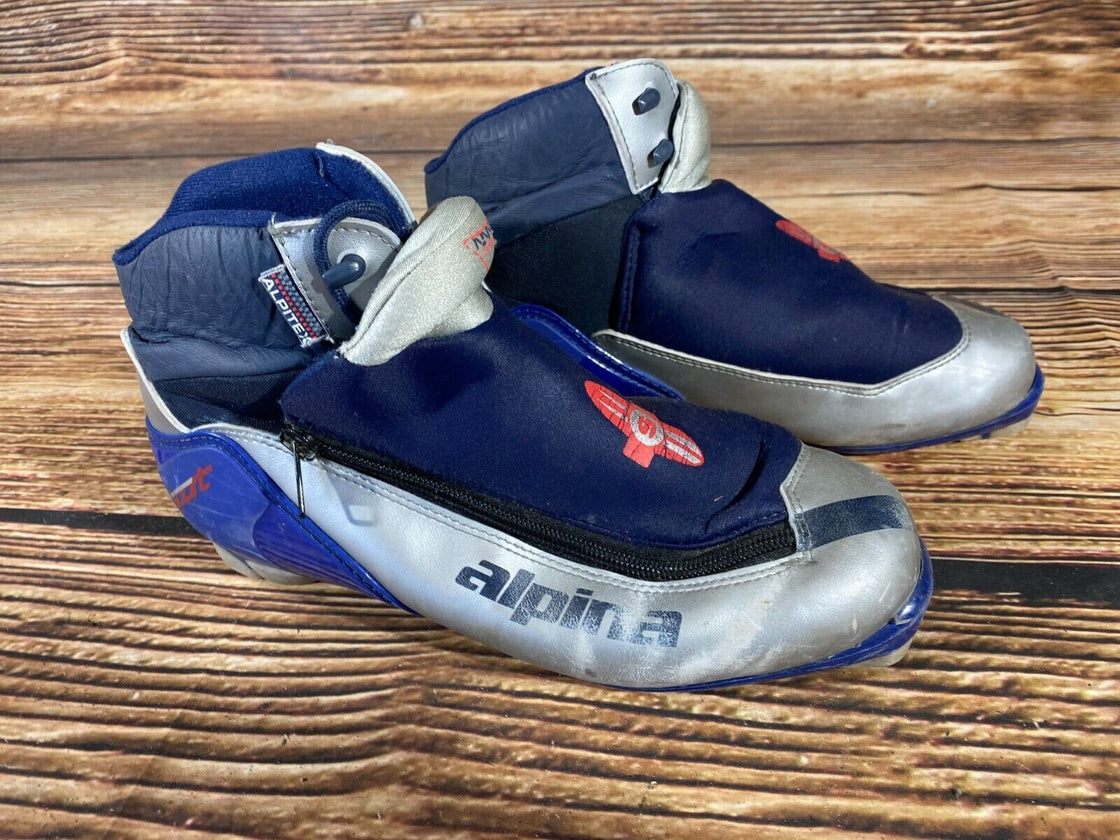 Alpina 314 Nordic Cross Country Ski Boots Combi Size EU43 US9.5 NNN 699