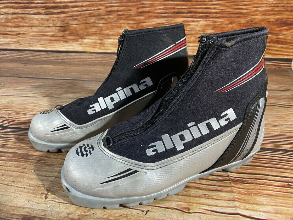 Alpina ST10 Nordic Cross Country Ski Boots Size EU36 US4.5 NNN bindings
