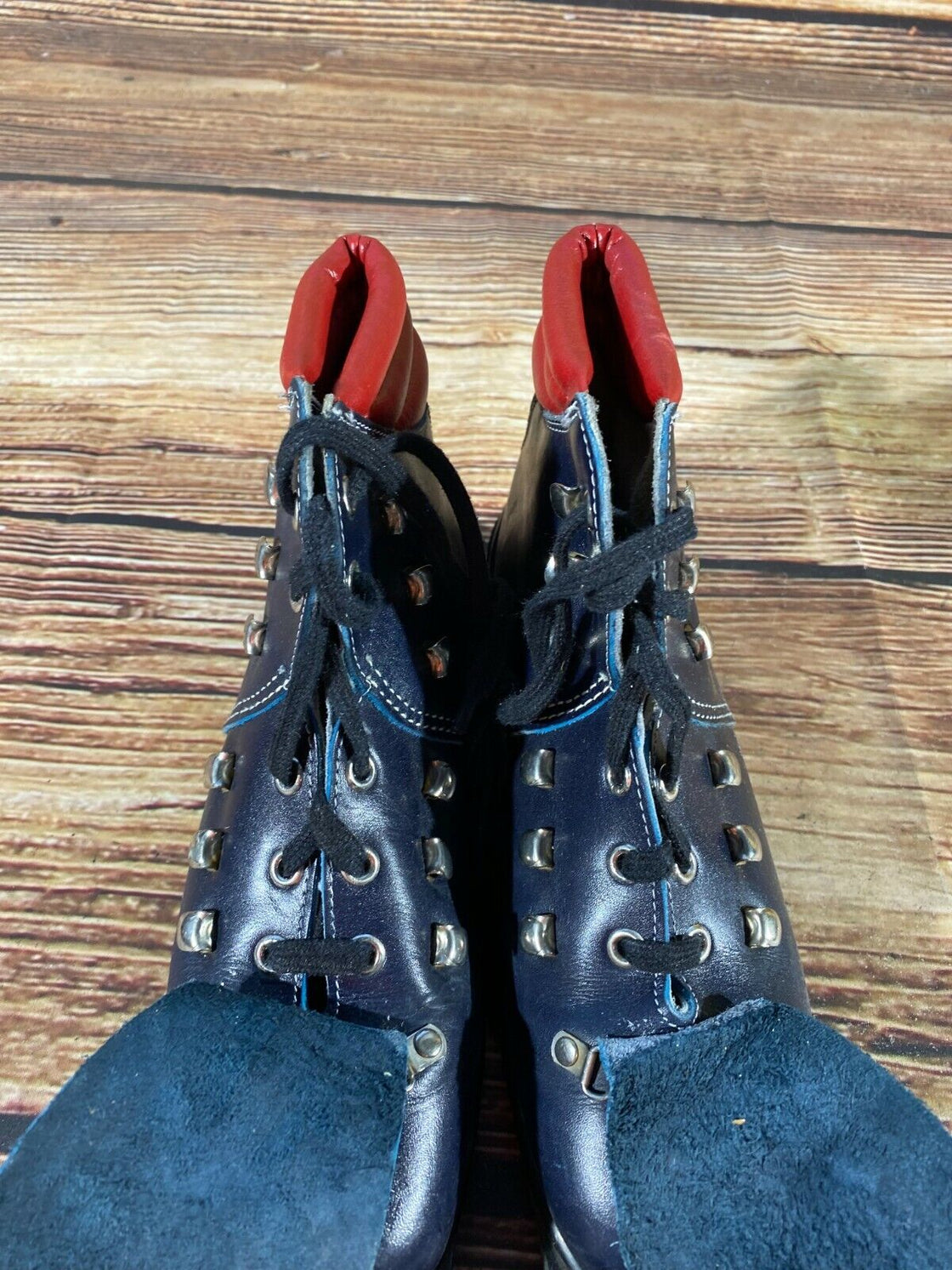 Vintage Alpine Ski Boots Skiing EU38, US5.5 Mondo 243 for Retro Cable Bindings