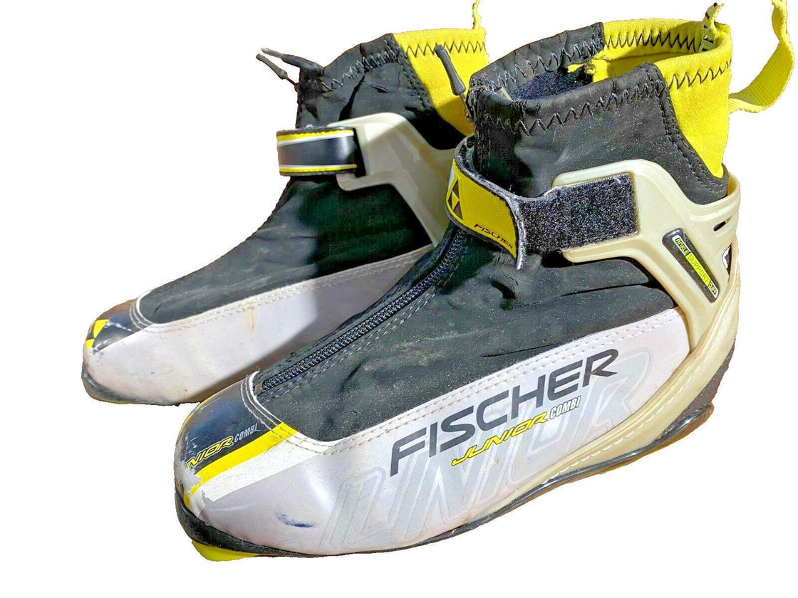 Fischer Junior Combi Cross Country Classic Ski Boots Size EU35 US3.5 NNN