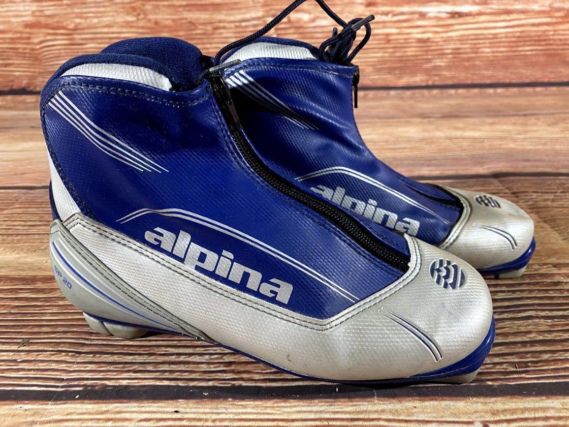 Alpina S020 Nordic Cross Country Ski Boots Size EU38 US6 for NNN
