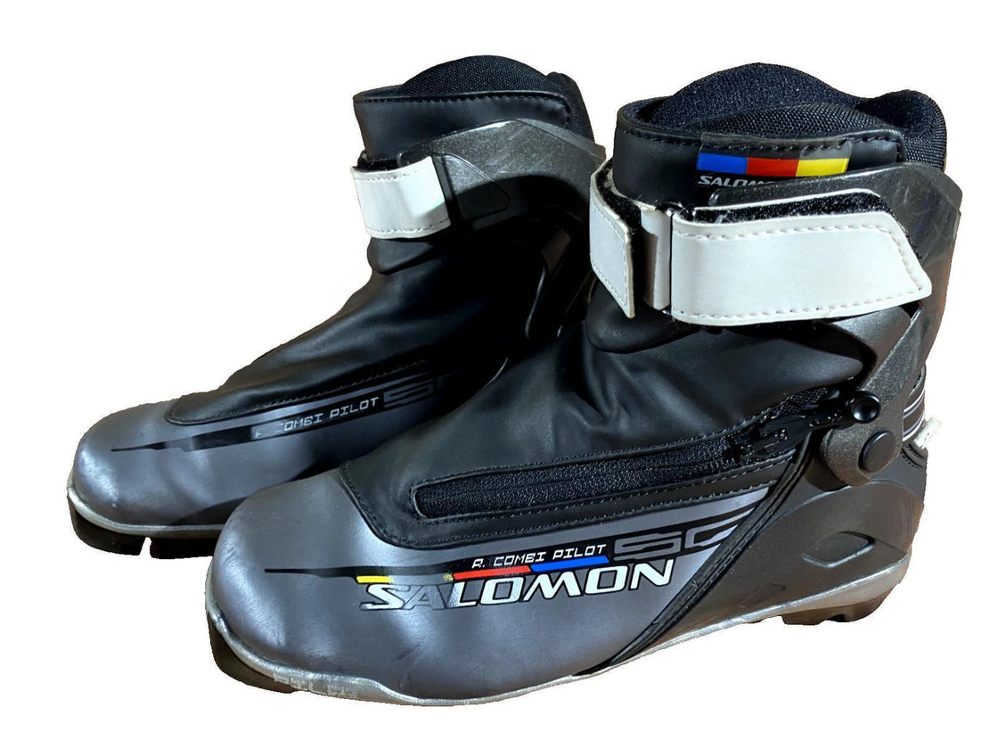 SALOMON R Combi Nordic Cross Country Ski Boots Size EU38 US5.5 SNS Pilot