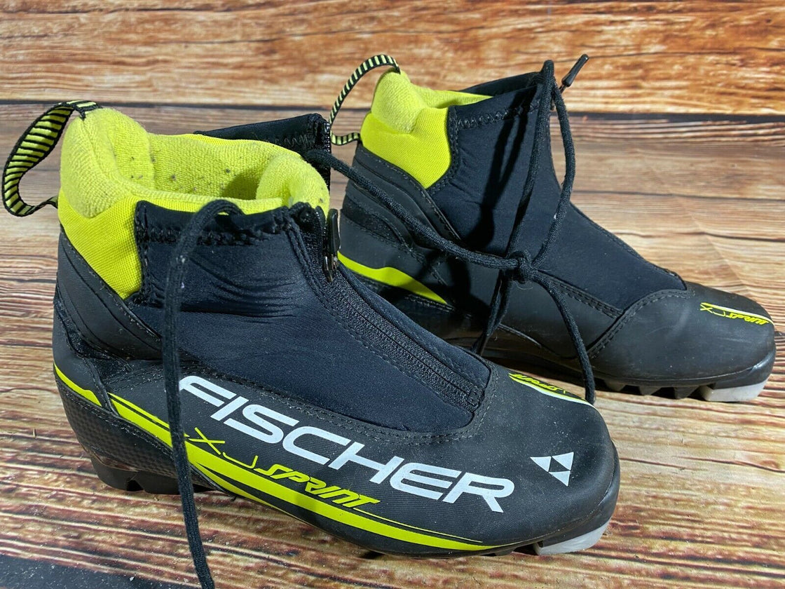 Fischer XJ Sprint Nordic Cross Country Ski Boots Size EU37 US5 NNN