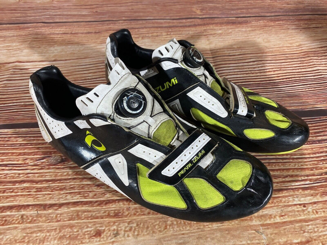PEARL IZUMI Race Carbon Road Cycling Shoes 3 Bolts Size EU44 US9.5  Mondo 275