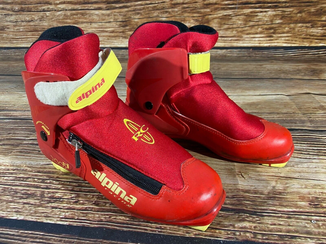 Alpina 2002 Nordic Cross Country Ski Boots Size EU39 US7 NNN bindings 753