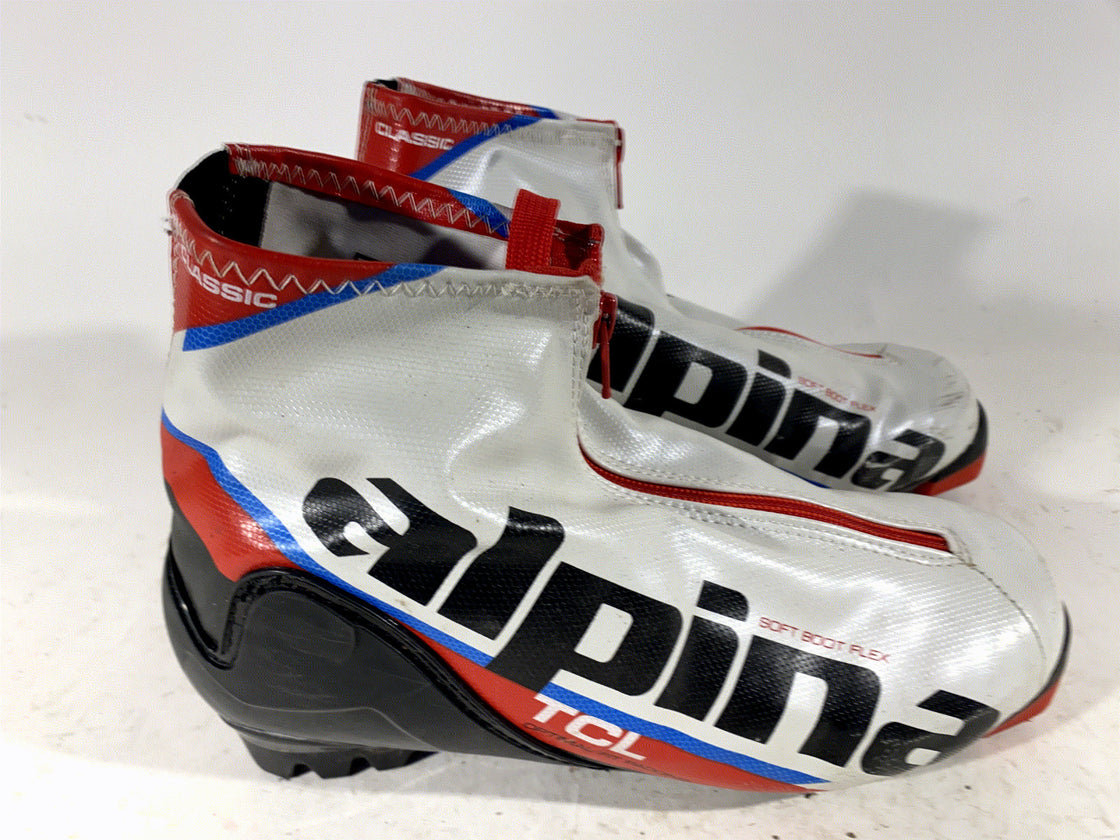 Alpina TCL Racing Nordic Cross Country Ski Boots Size EU38 US6 for NNN 191