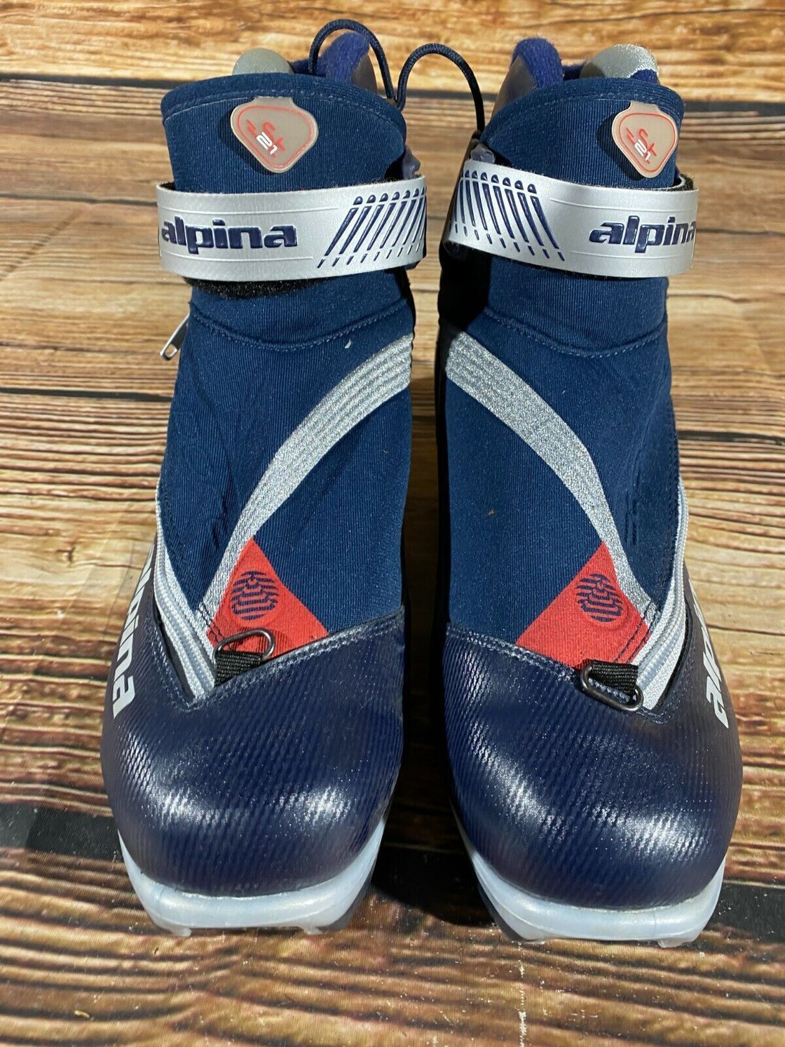Alpina ST21 Nordic Cross Country Ski Boots Size EU42 US9 NNN bindings