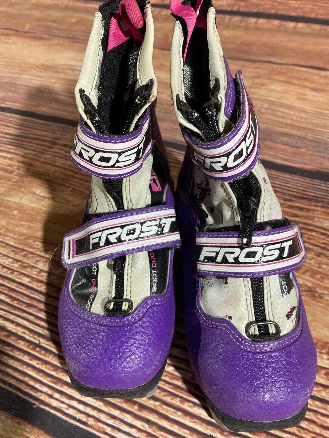 Alpina Frost Kids Nordic Cross Country Ski Boots Size EU29 US11 NNN A-1185