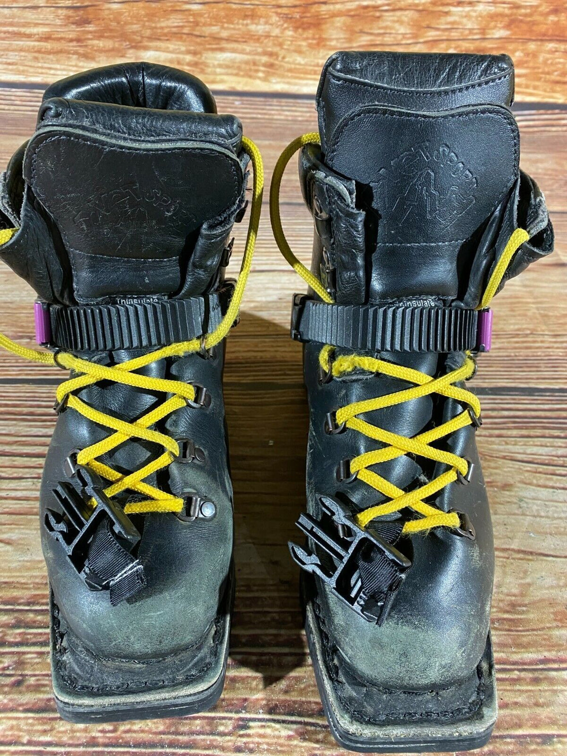 VET Sport Telemark Nordic Norm Cross Country Ski Boots SizeEU38 US7 NN 75mm