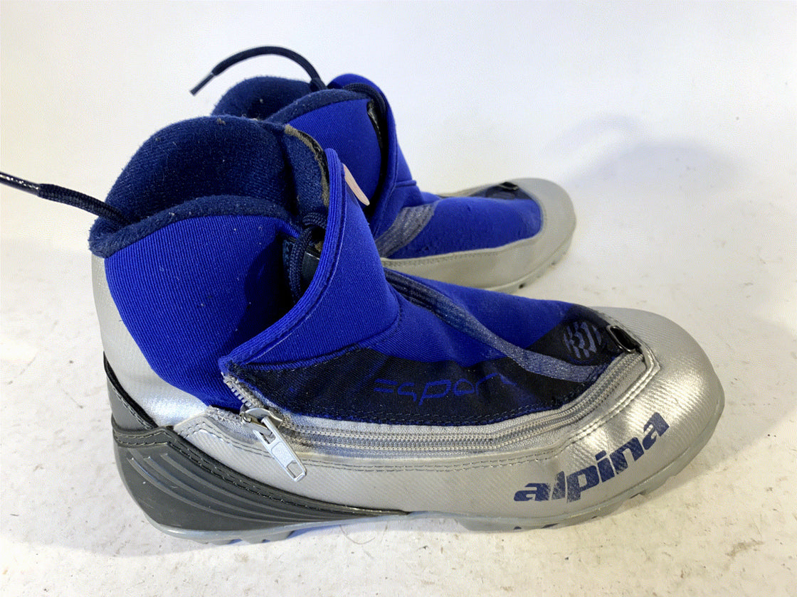 Alpina ST11 JR Nordic Cross Country Ski Boots Size EU40 US7.5 NNN bindings 393