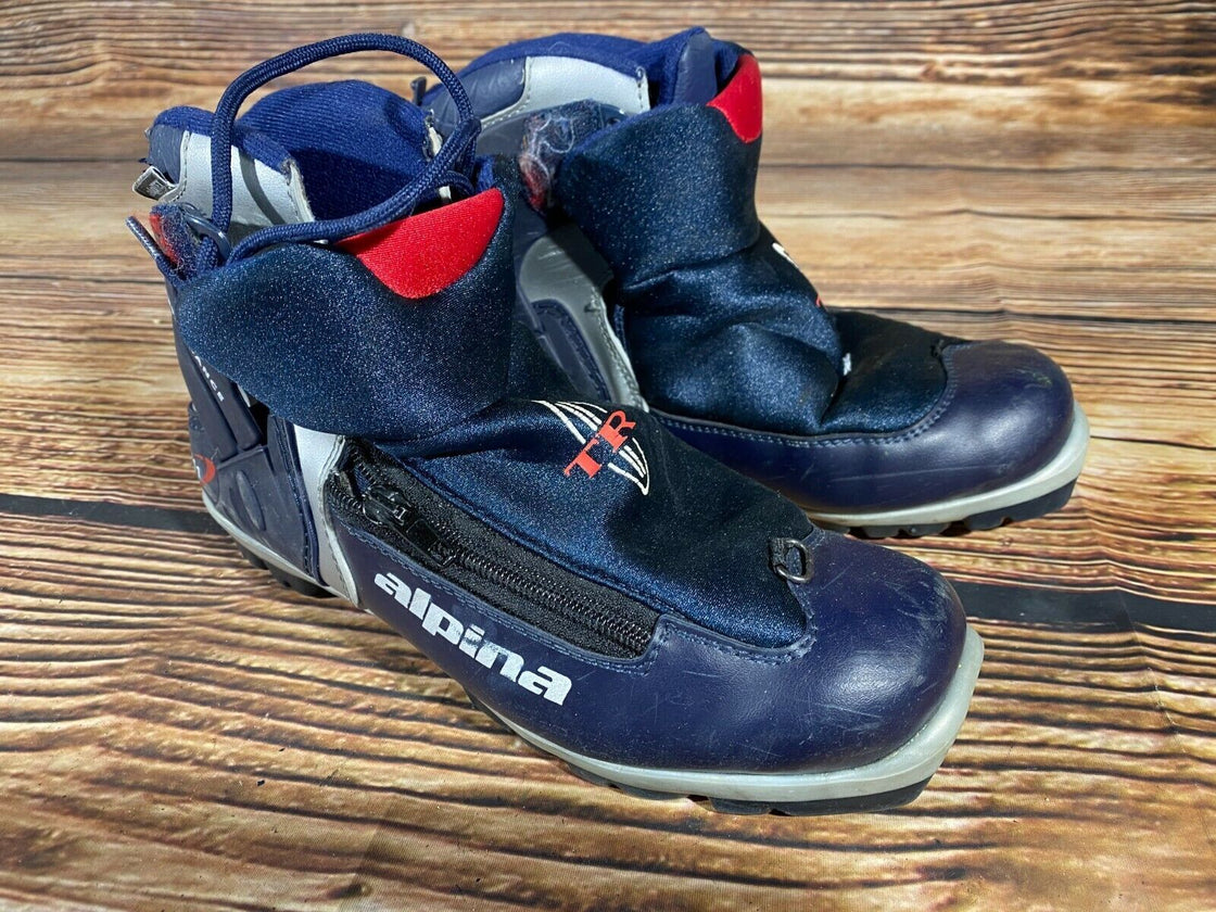 Alpina 411 Cross Country Ski Boots Classic Size EU40 US7.5 NNN Rottefella 712