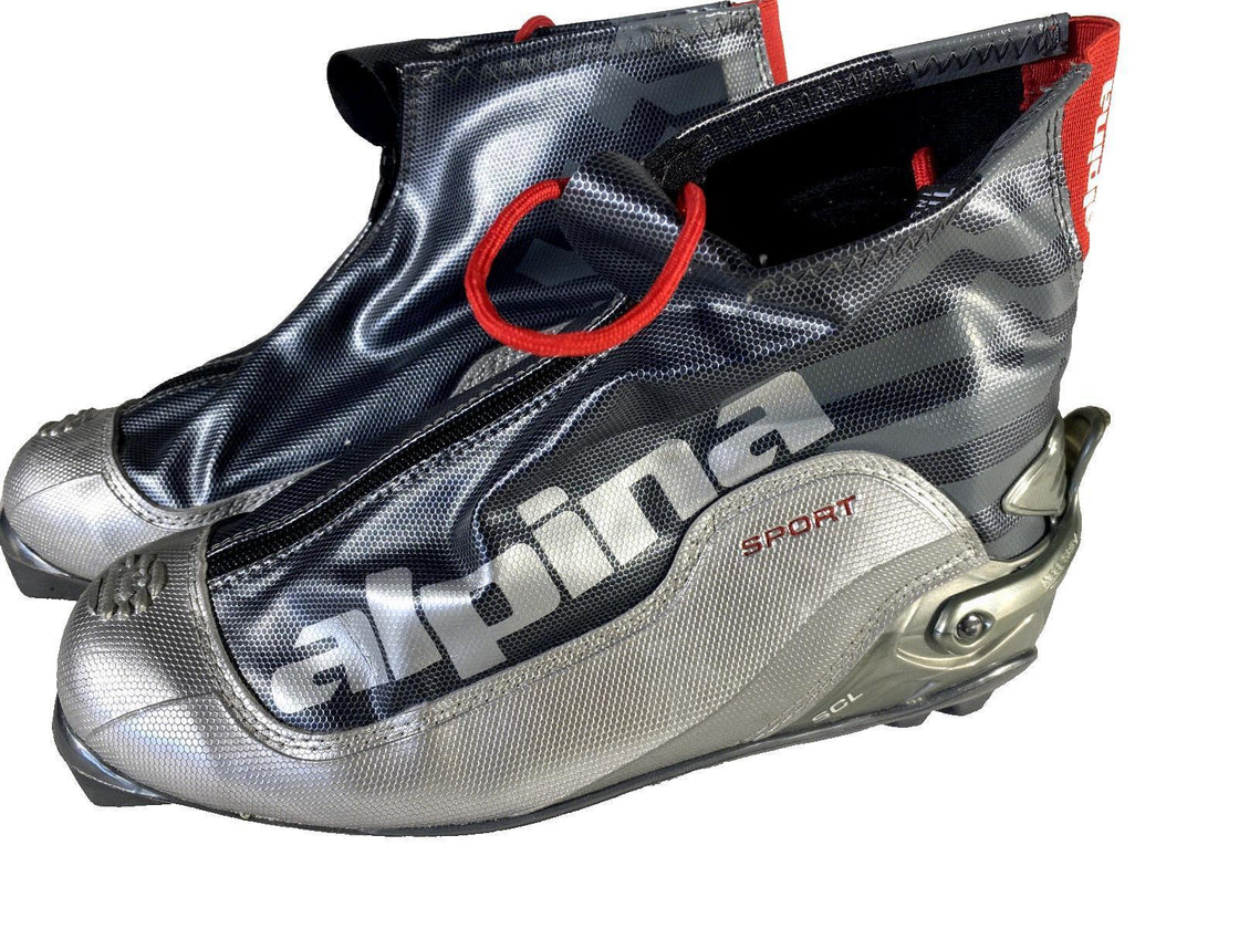 Alpina SCL Nordic Cross Country Ski Boots Size EU41 US8 for NNN 698