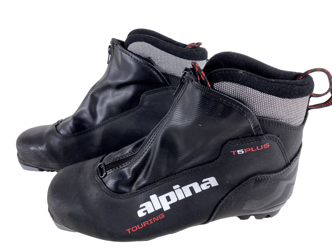 Alpina T5Plus Nordic Cross Country Ski Boots Size EU44 US10.5 for NNN 371