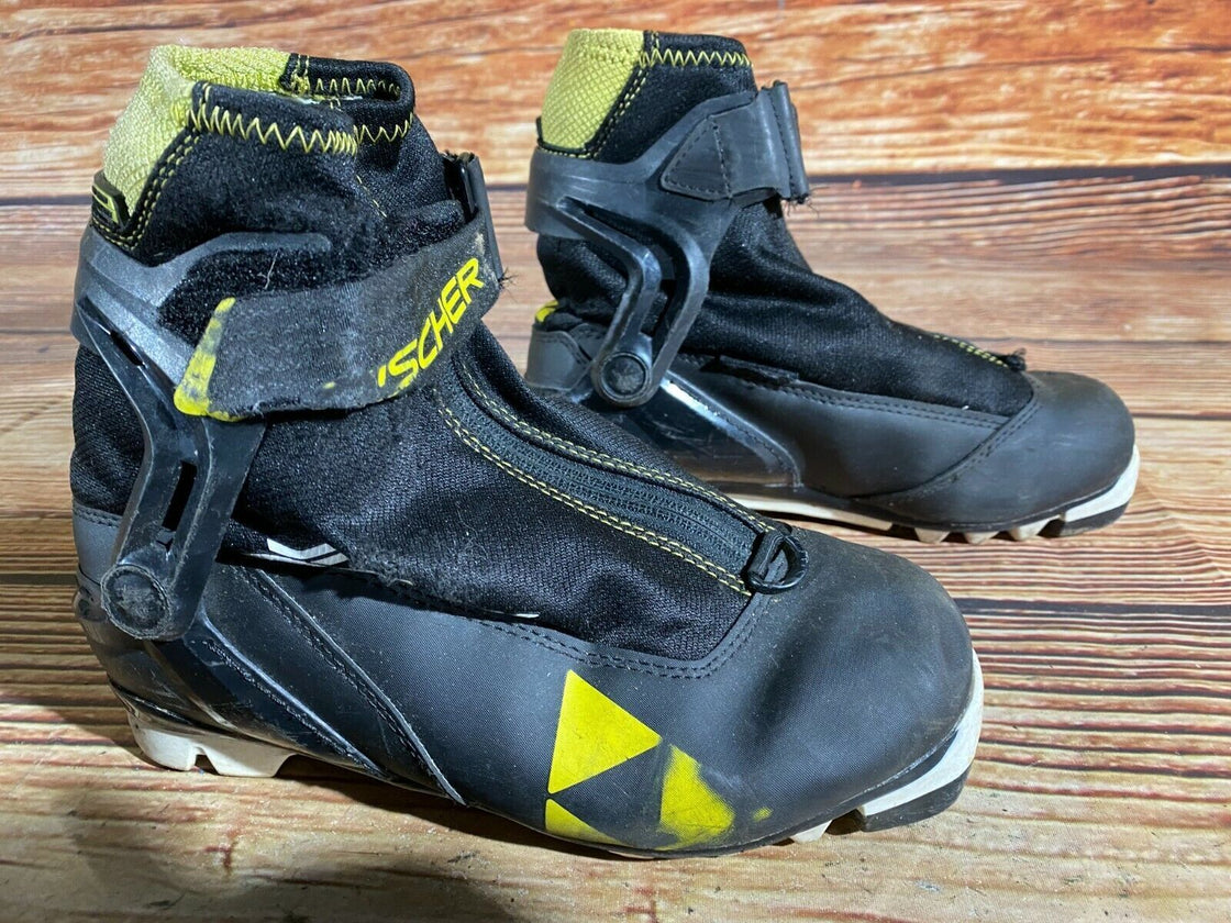 Fischer JR Combi Nordic Cross Country Ski Boots Size EU37 US5 for NNN