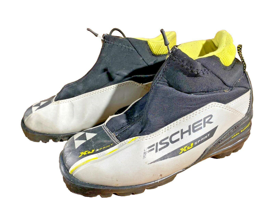 Fischer XJ Sprint Kids Nordic Cross Country Ski Boots Size EU36 NNN F-266
