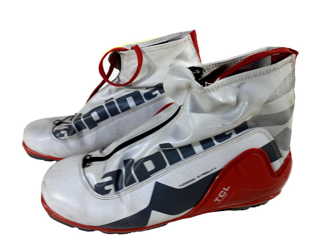 Alpina TCL Classic Nordic Cross Country Ski Boots Size EU46 US12 for NNN 282