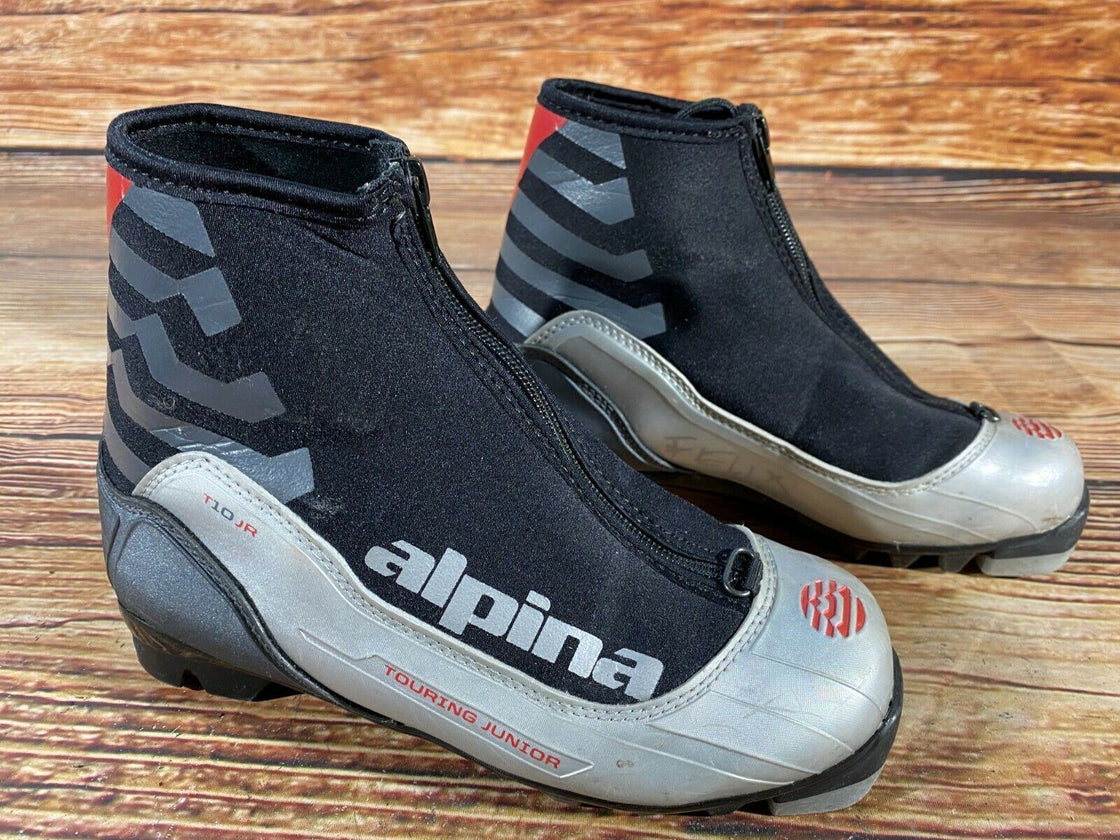 Alpina T10 jr Nordic Cross Country Ski Boots Size EU36 US4.5 NNN 1028