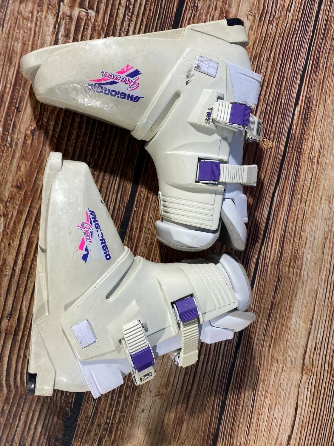SANGIORGIO Vintage Alpine Ski Boots Size Mondo 252 mm, Outer Sole 295 mm DH50