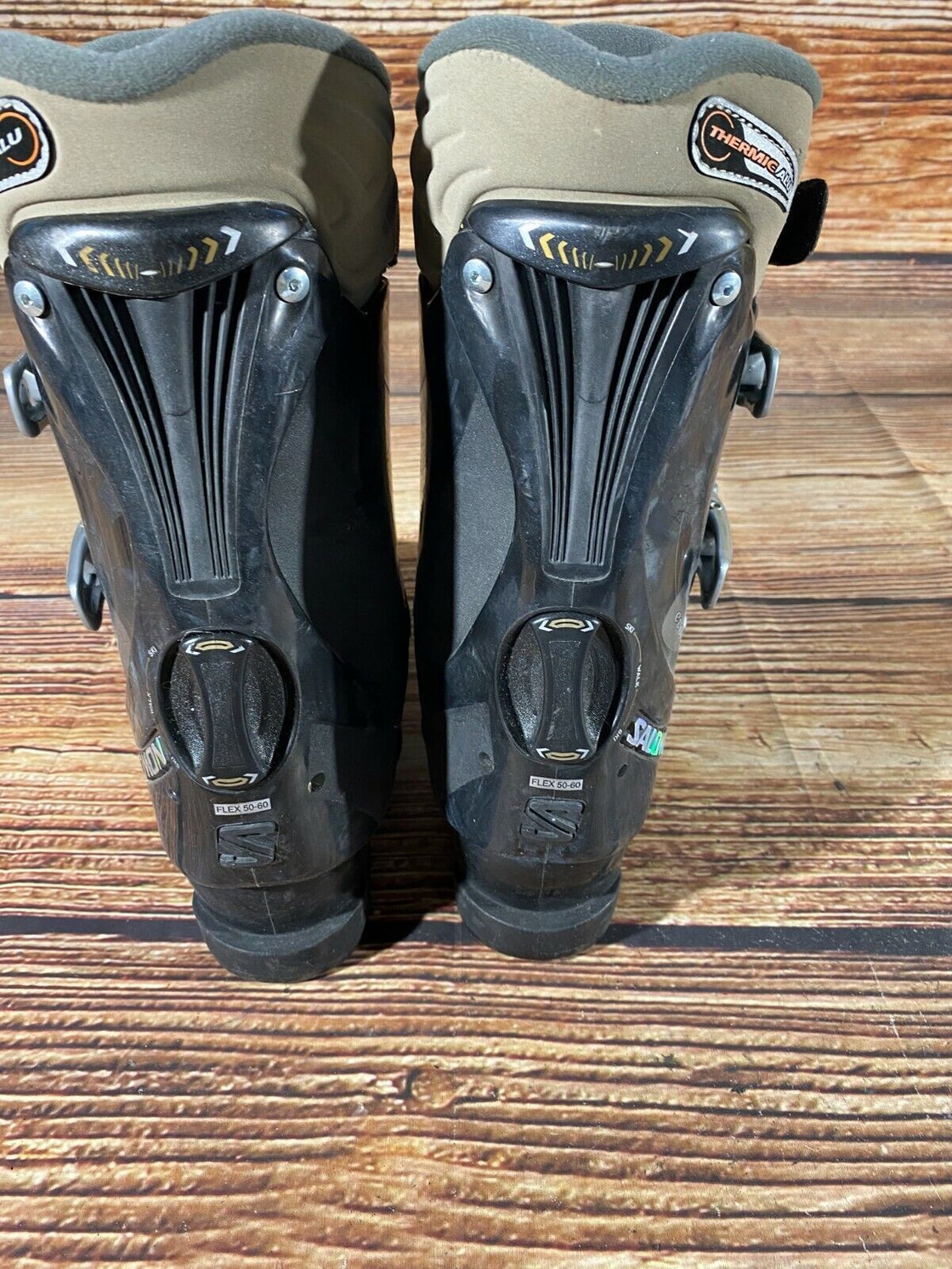 SALOMON Alpine Ski Boots Size Mondo 260 mm, Outer Sole 307 mm DH134
