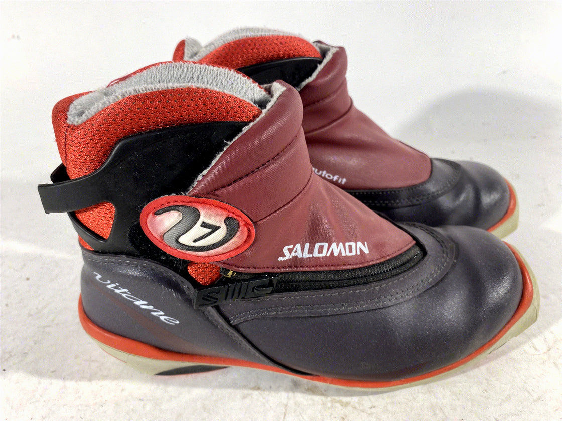 SALOMON Vitane 7 Classic Cross Country Ski Boots Size EU38 US7 SNS Profil 221