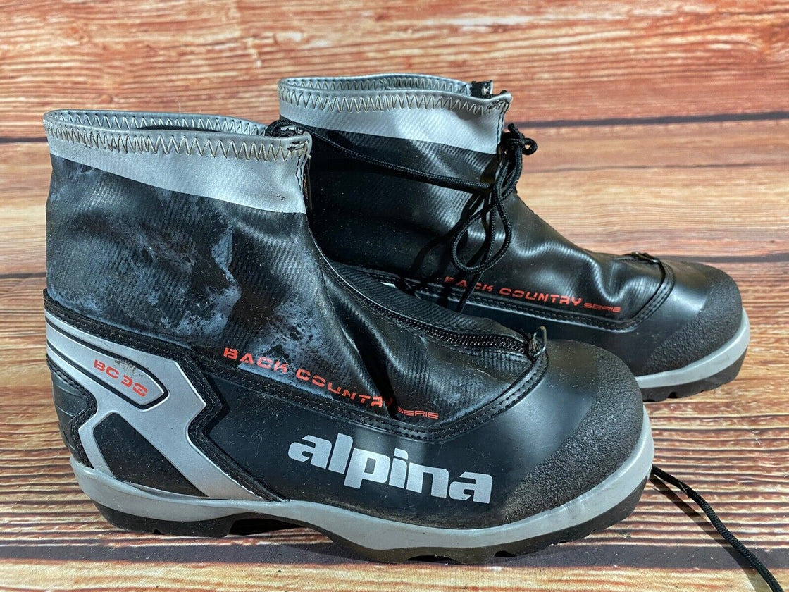 Alpina Back Country Nordic Cross Country Ski Boots Size EU38 US6 NNN BC