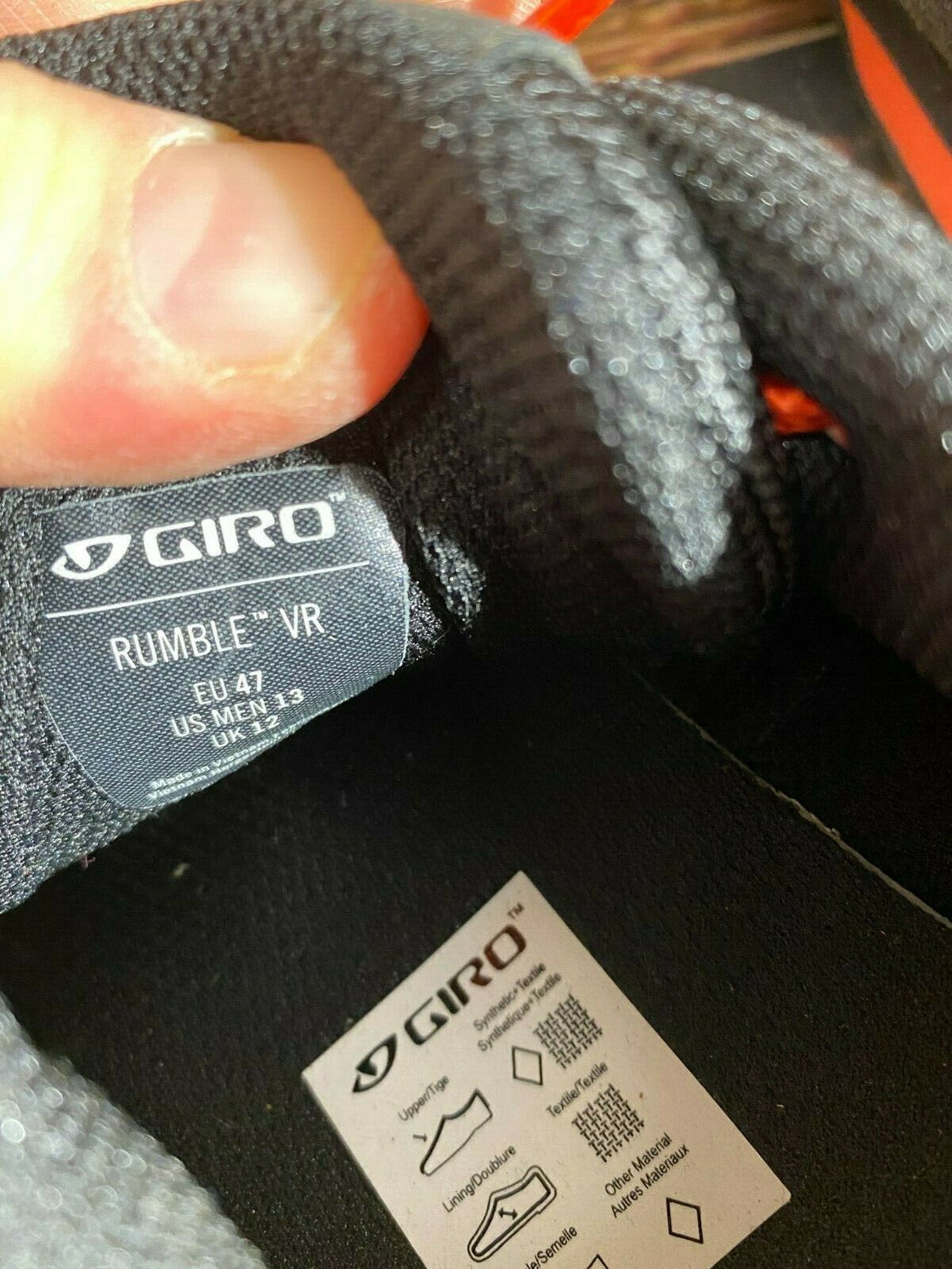 SHIMANO Rumble VR Cycling Shoes MTB Mountain Biking Boots Size EU47 US13