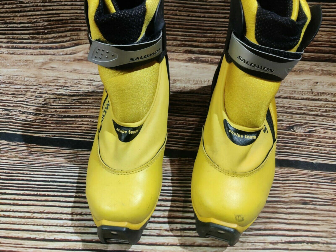SALOMON Team Equipe Combi Cross Country Ski Boots Size EU38 US6 SNS Profil