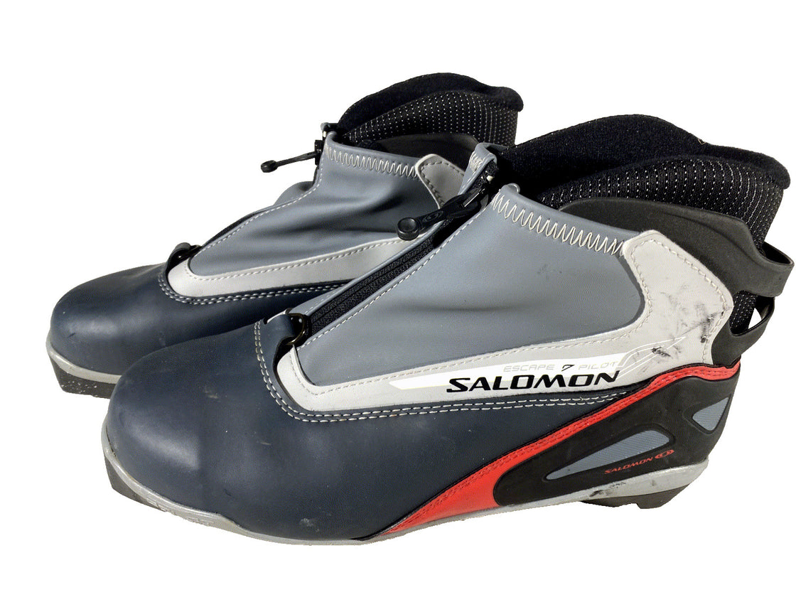 SALOMON Escape 7 Nordic Cross Country Ski Boots Size EU43 1/3 US9.5 SNS Pilot