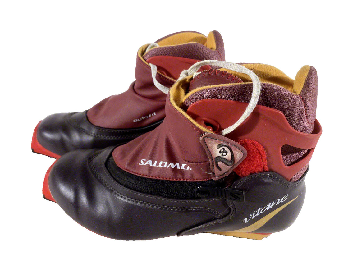 Salomon Classic Nordic Cross Country Ski Boots Size EU38 US6.5 SNS Profil 470
