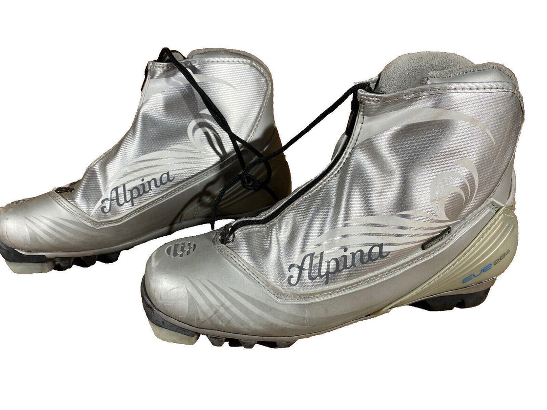 Alpina EVE28G Nordic Cross Country Ski Boots Size EU38 US6 for NNN 758