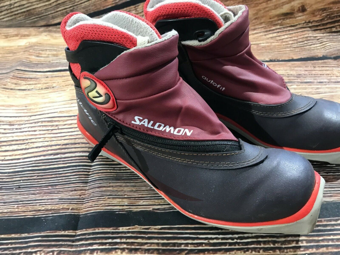 SALOMON Vitane 7 Cross Country Ski Boots Size EU37 US5.5 SNS Profil