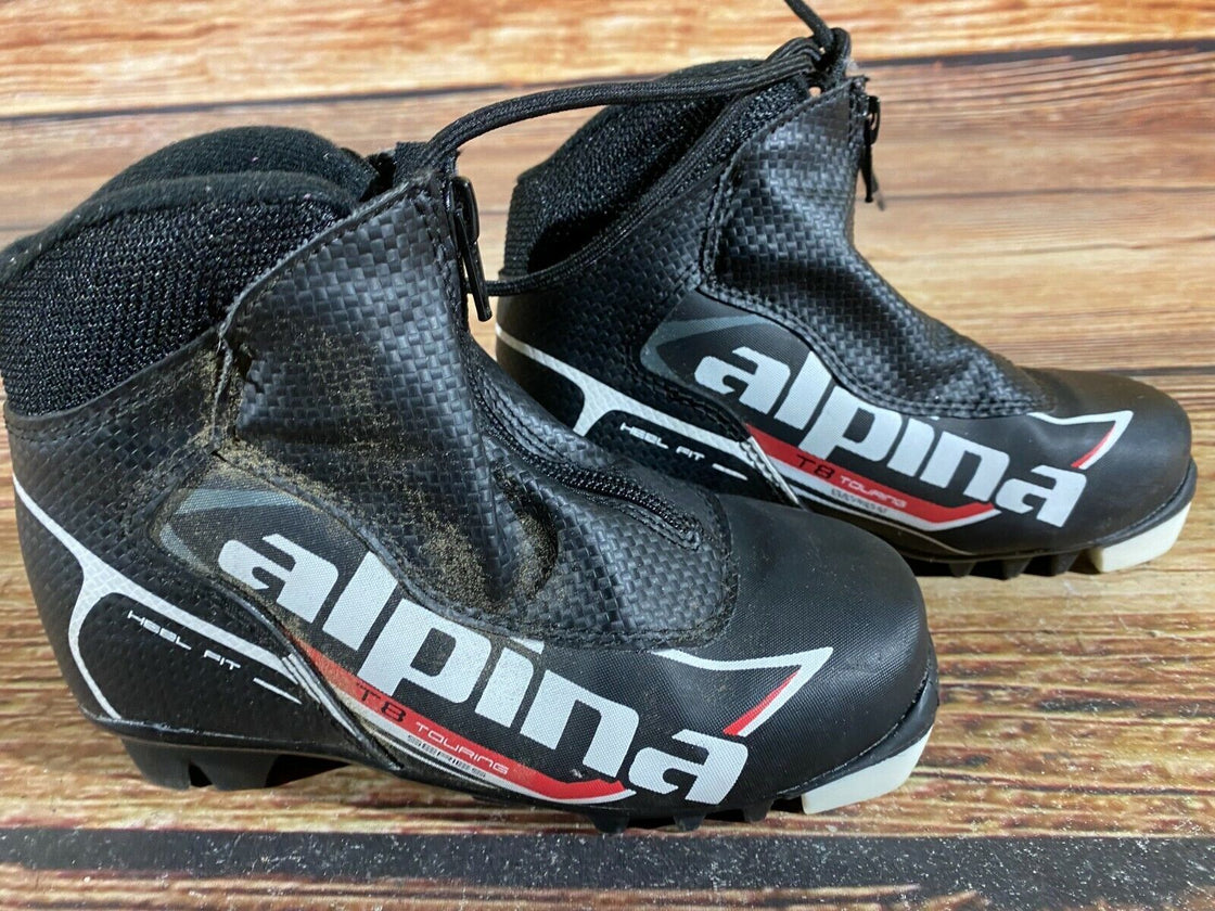 Alpina T8jr Kids Nordic Cross Country Ski Boots Size EU31 US12.5 for NNN A-90