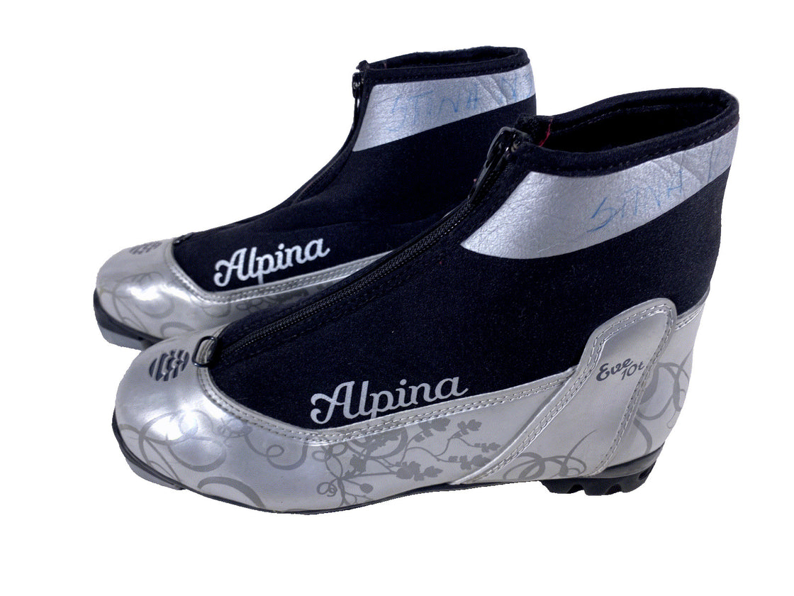 Alpina Eve Nordic Cross Country Classic Ski Boots Size EU38 US6 for NNN 235