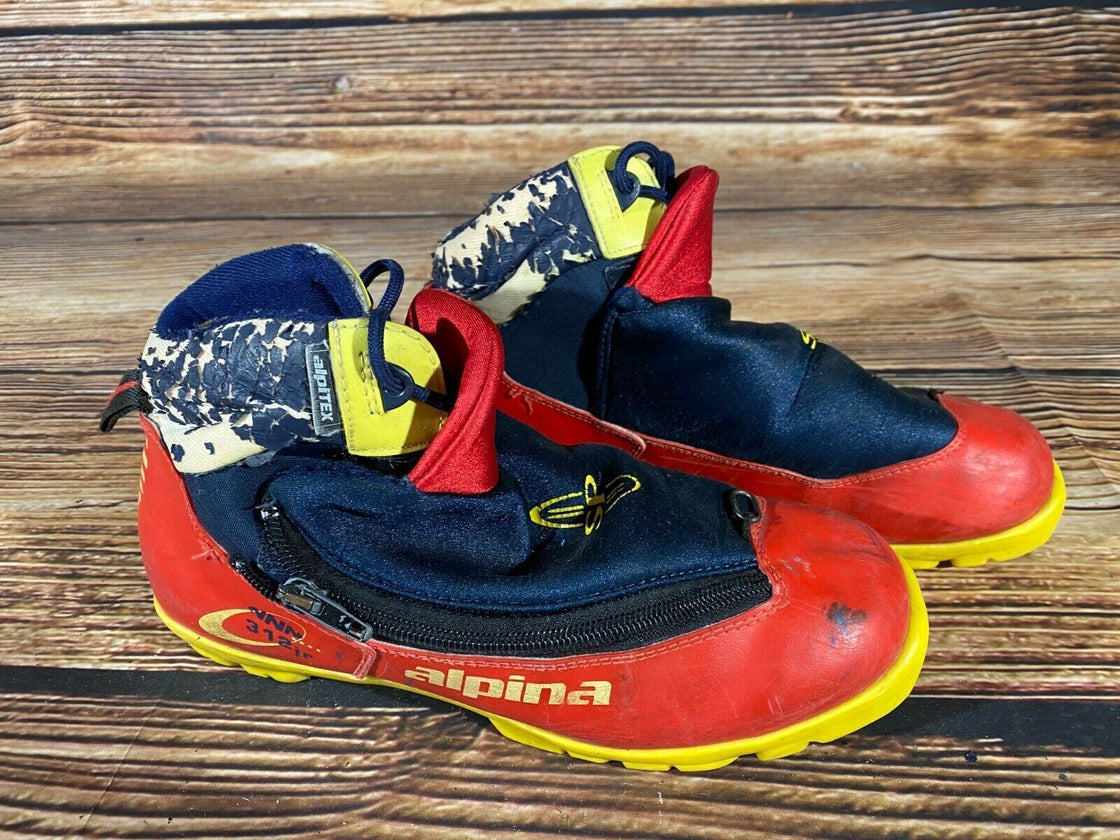 Alpina 312 JR Cross Country Ski Boots Classic Size EU39 US7 NNN Rottefella