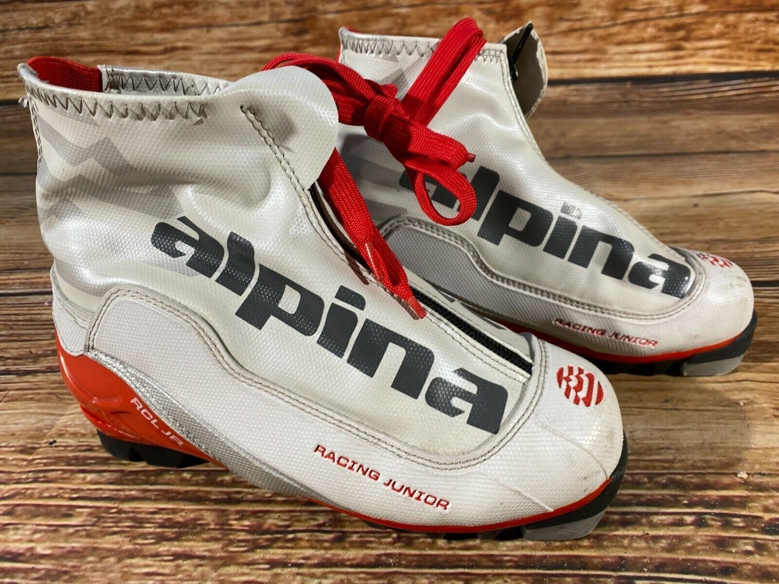 Alpina RCL Nordic Cross Country Ski Boots Size EU35 US3.5 NNN bindings 613