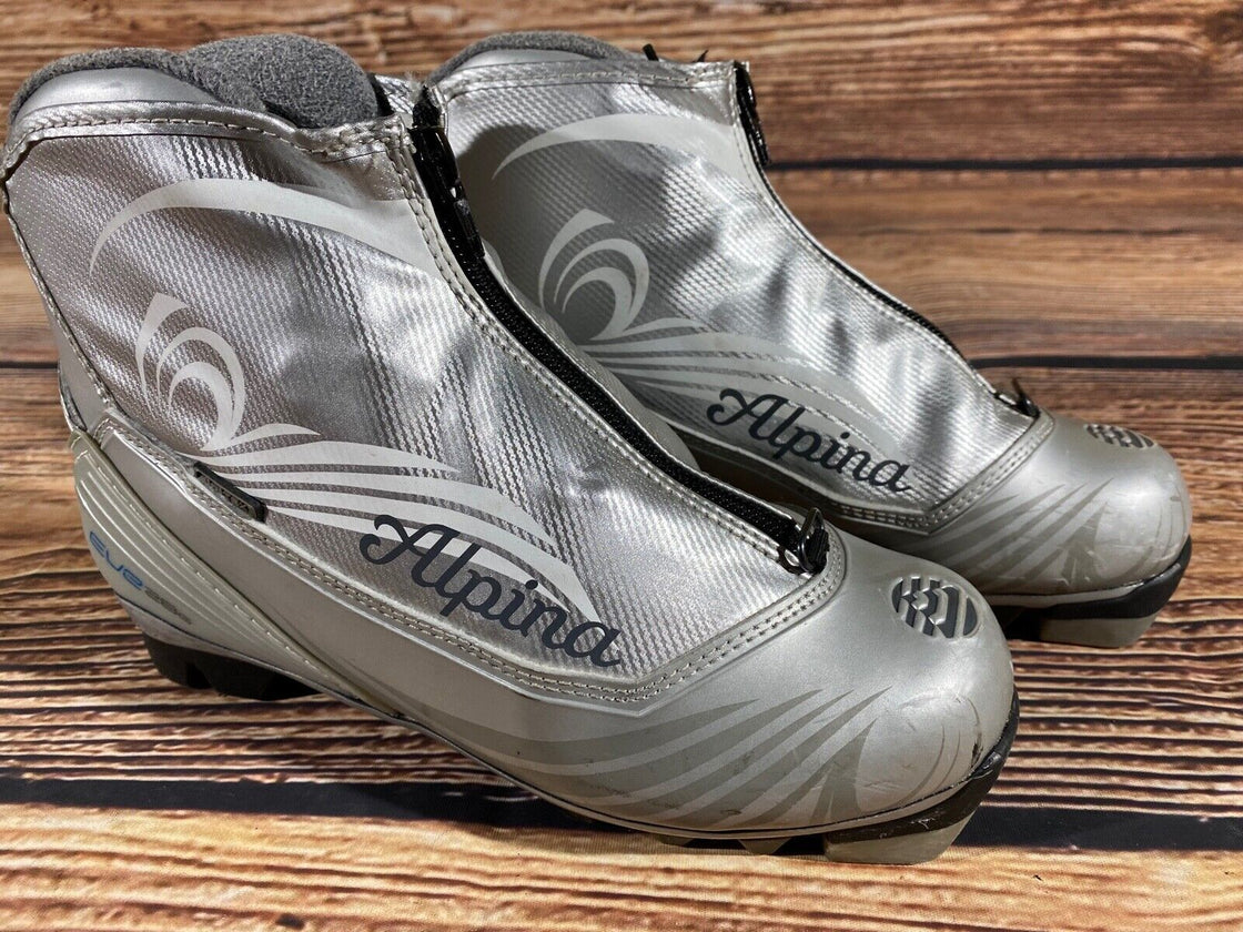 Alpina Eve28G Nordic Cross Country Ski Boots Size EU36 US4.5 for NNN 822